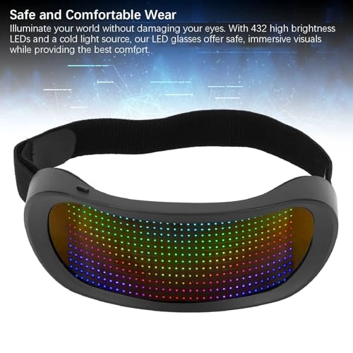 LED Light Up Glasses - 4 Modes APP Control BT