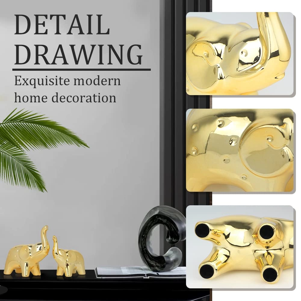 Elephant Statue - Ceramic , Resin