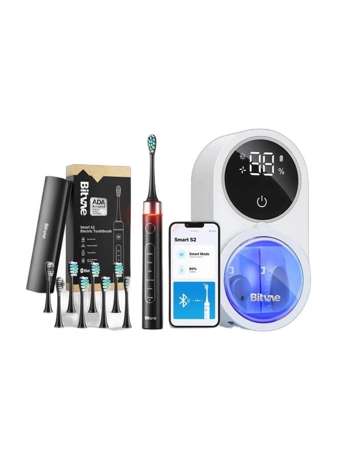 S2 - Electric Toothbrush HD2 UV Toothbrush Holder 8 Brush Heads