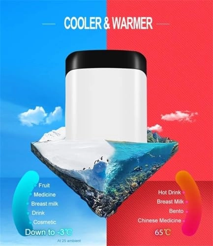Compact Mini Fridge - Cooler/Warmer Digital Thermostat