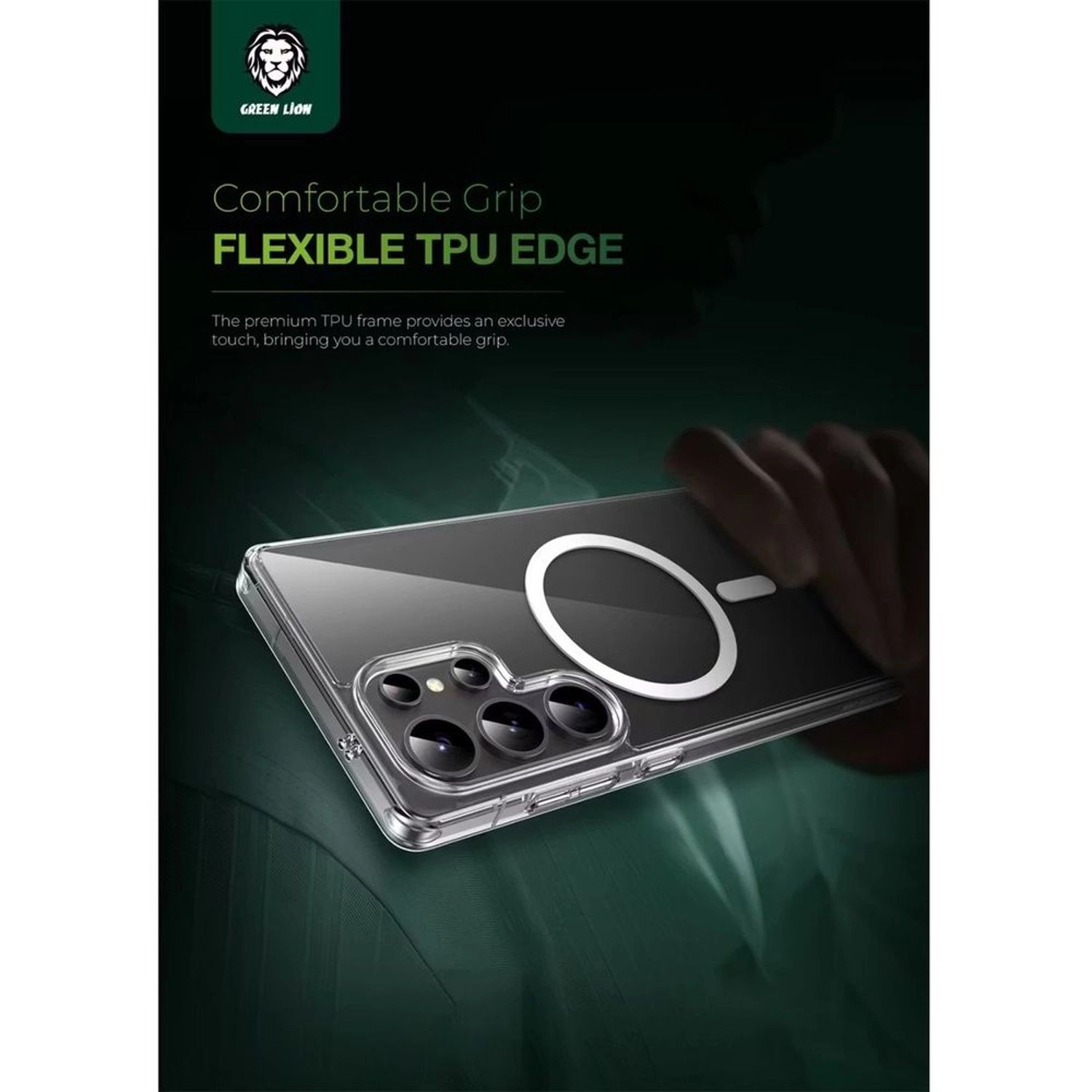 Crystal Clear Case with MagSafe for Samsung Galaxy S25