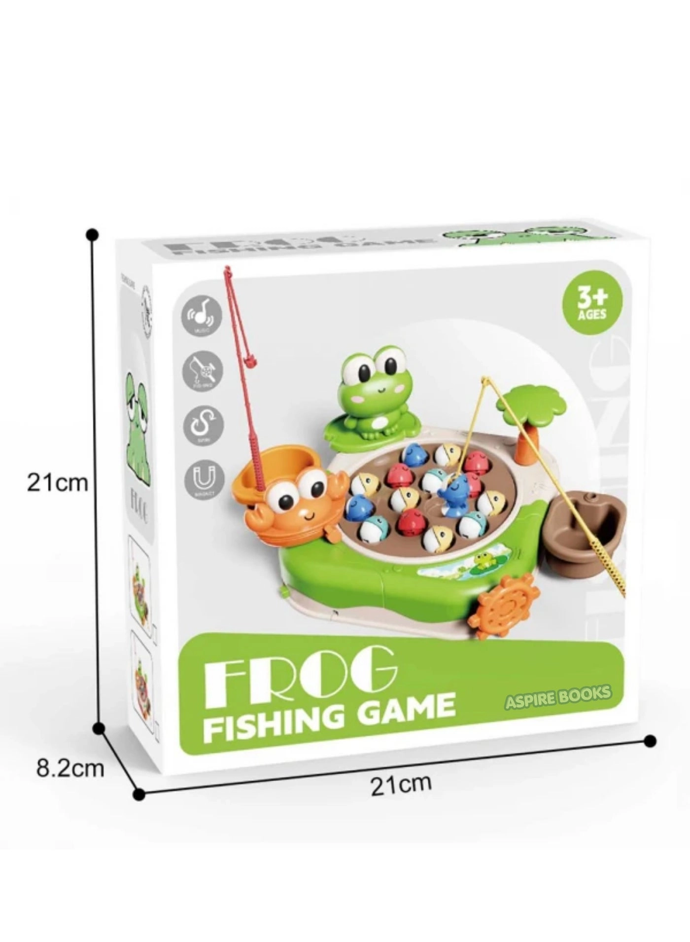 Aspire Books Frog Musical Toy - 3 years+