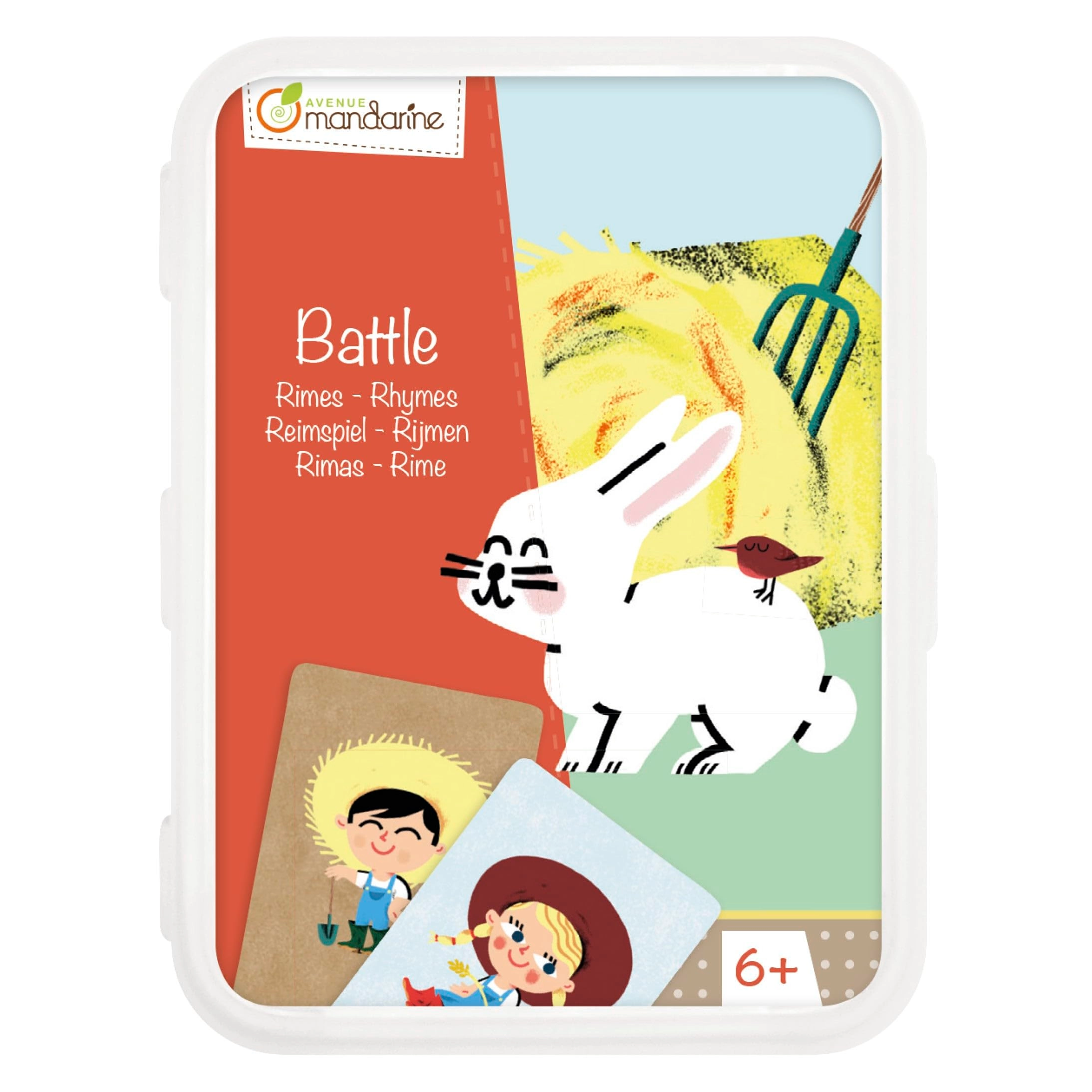 Avenue Mandarine Battles Card Game - 6+ 1 pieces