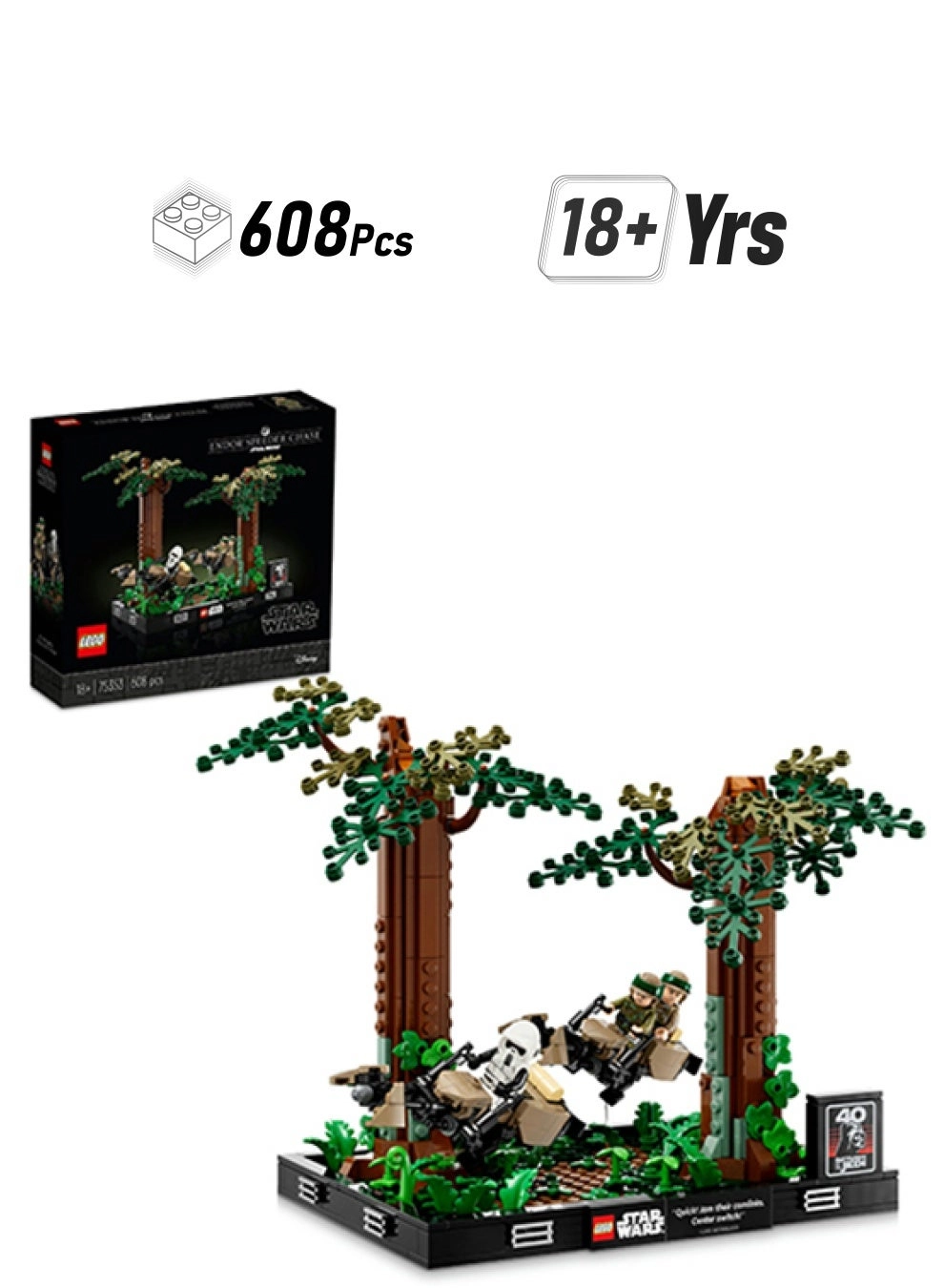 Star Wars Endor Speeder Chase Diorama (75353)