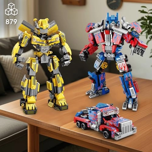 Transforming Building Set - 2in1 879 pcs