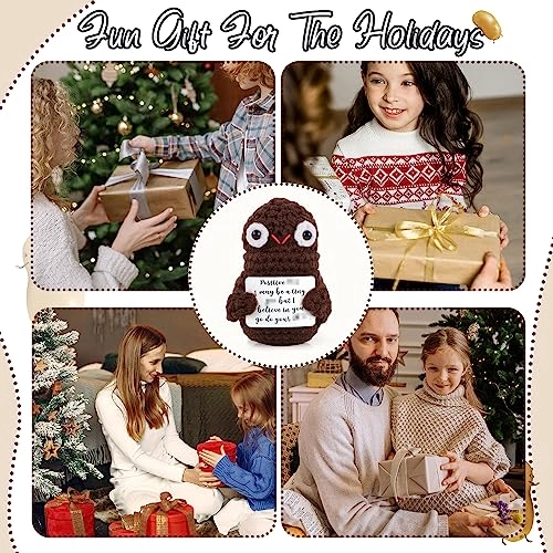 Mini Funny Knitted Potato - 7.5cm