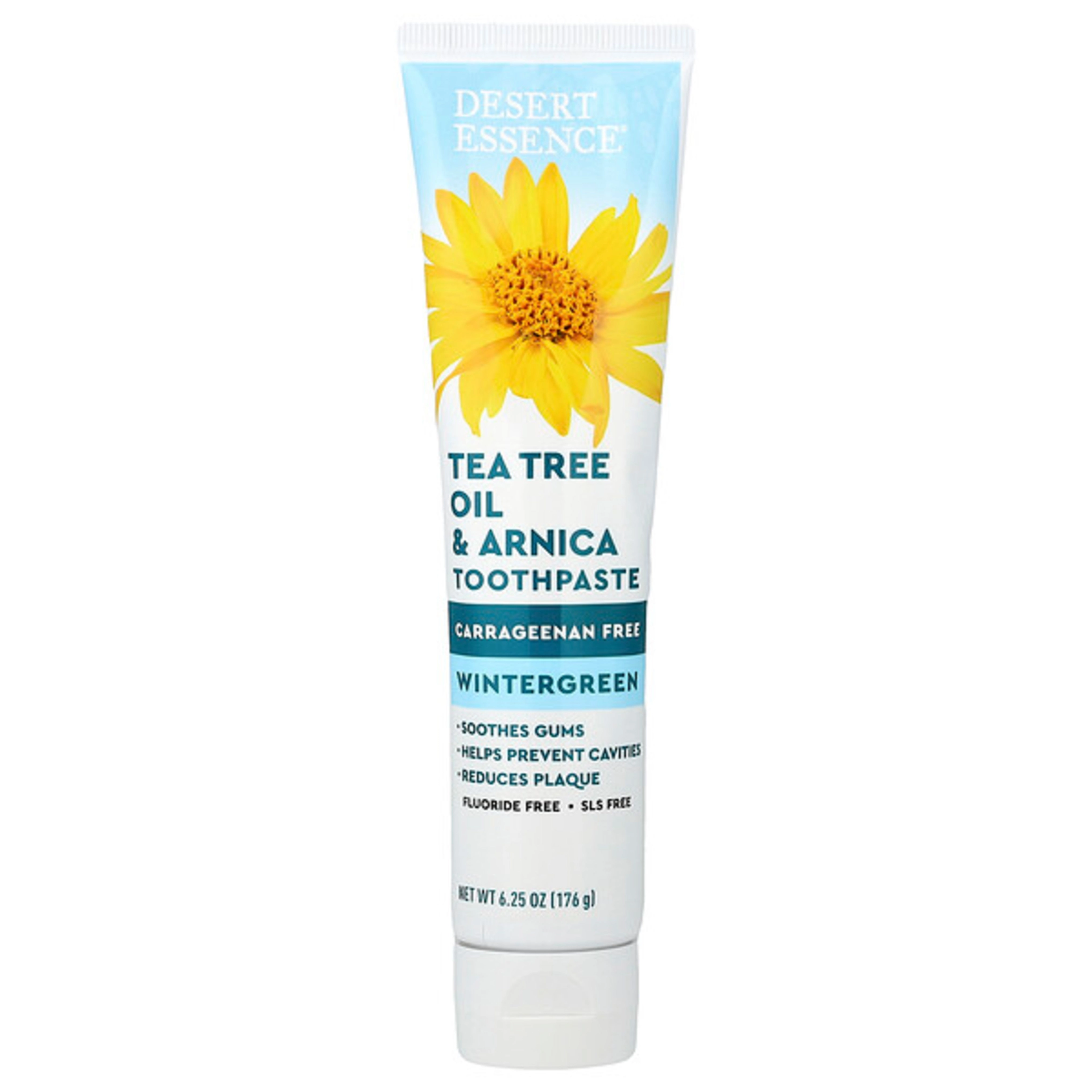 Desert Essence Arnica & Tea Tree Oil Wintergreen Toothpaste 176 g