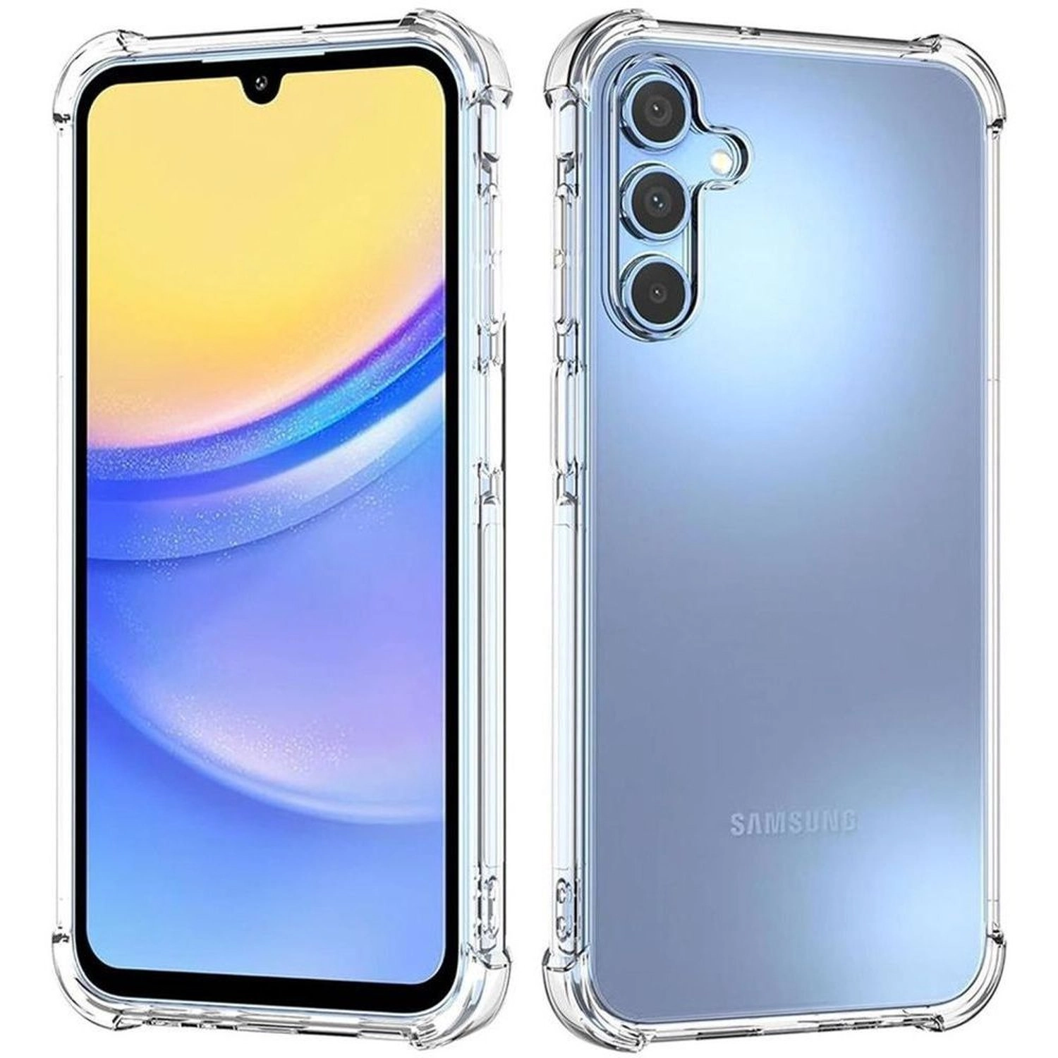 Case With Screen Protector - Transparent for Galaxy S23FE