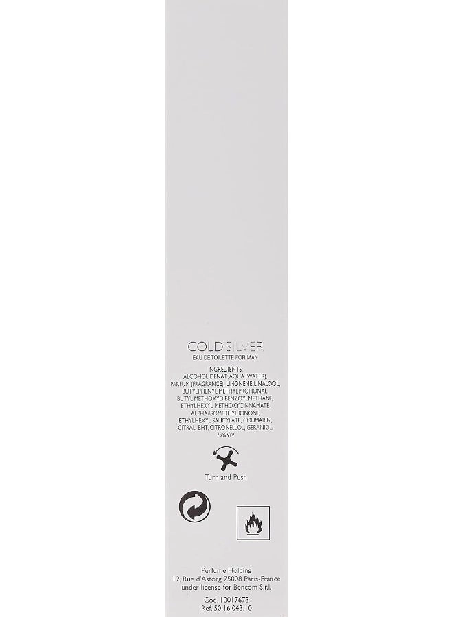 Cold Silver Eau de Toilette 100ml