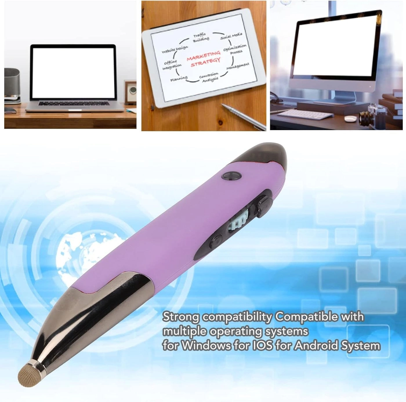 Wireless Pen Mouse - 2.4G Dual Mode
