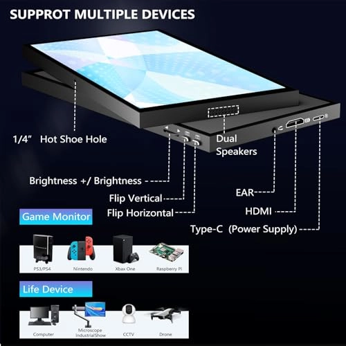 Small Monitor - 6 Inches 2560x1440