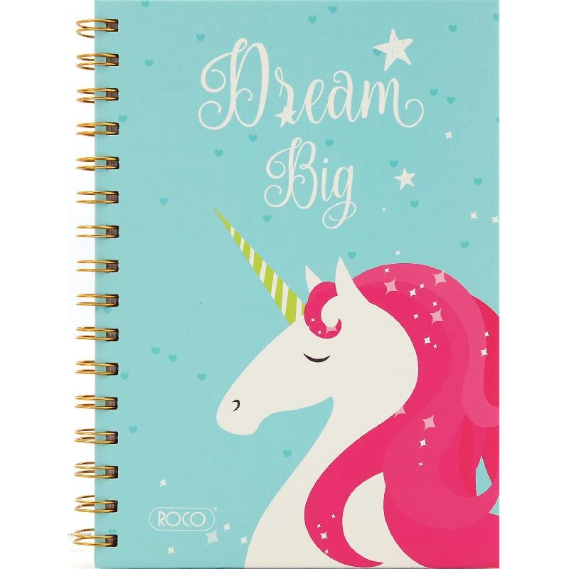 Notebook 19 X 26 cm Spiral - Grid 100 Sheets