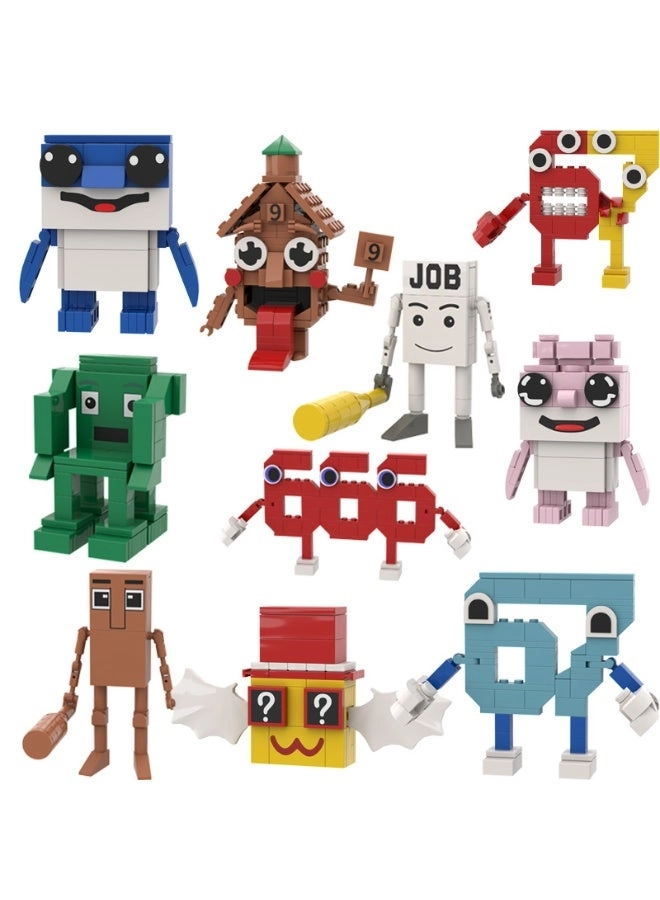 Y&D Steal a brainrot Building Block Set - 10 pcs