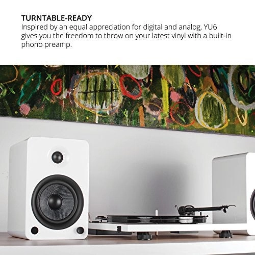 YU6 - Powered Bookshelf Bluetooth Phono Preamp