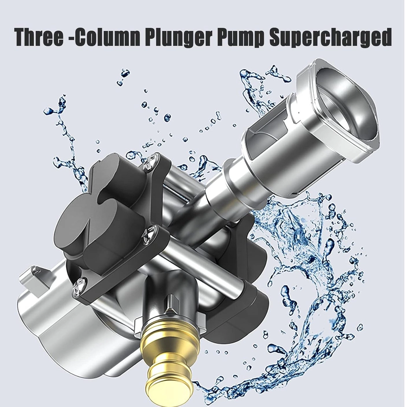 Cordless Electric Pressure Washer - 50Bar 20000mAh Foam Generator