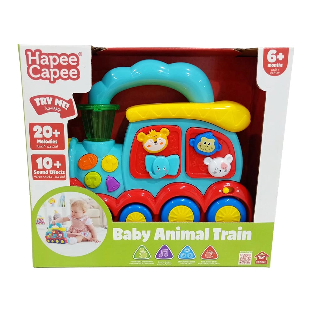 Light & Sounds Baby Animal Train - 6 months