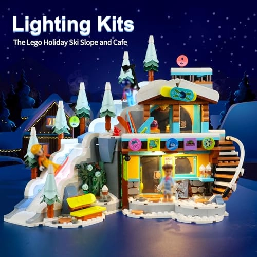 LED Lighting Kit for LEGO Friends Holiday Ski Slope and Café 41756