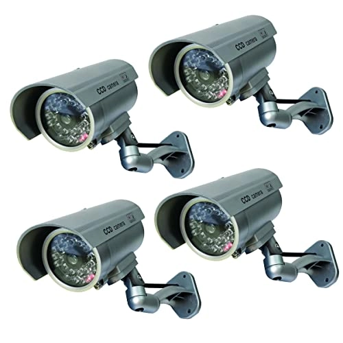 Dummy Security Camera Bullet - Indoor or Outdoor Pack