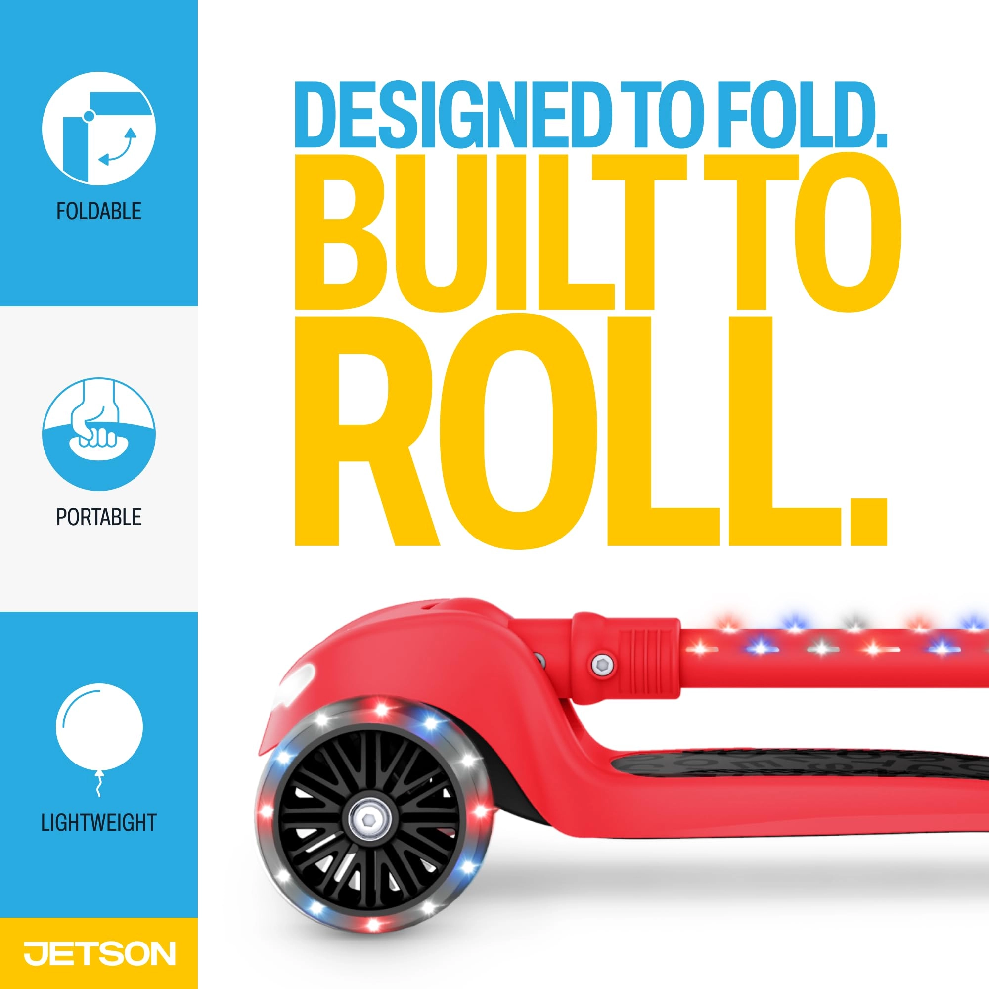 Jupiter Mini - 3-Wheel Foldable LED