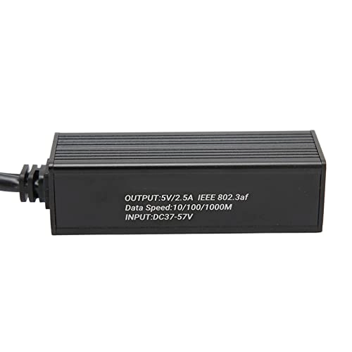 POE Splitter - 5V2.5A 37 to 57V 802.3af/at 10/100/1000Mbps