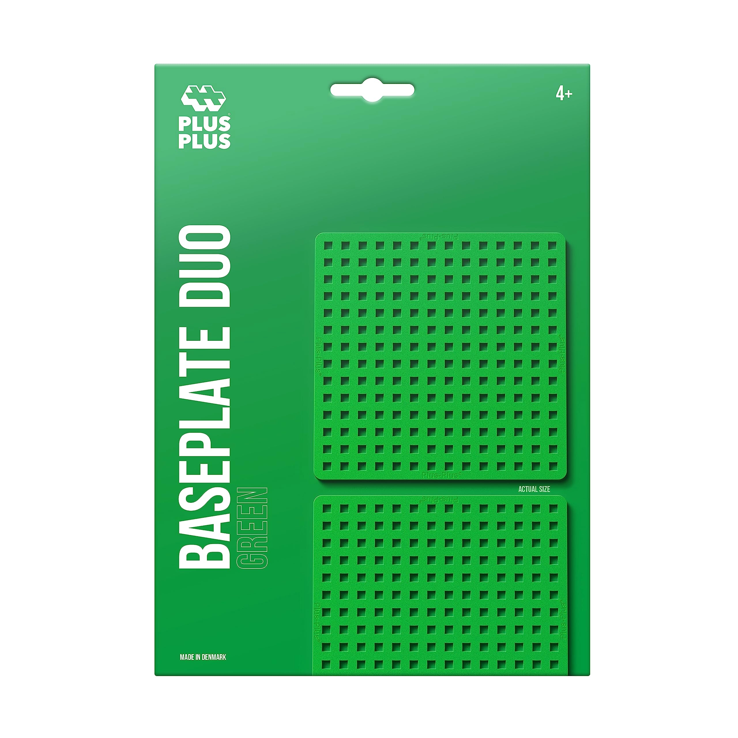 Plus-Plus Green Baseplate Duo - Plastic Building Block 1
