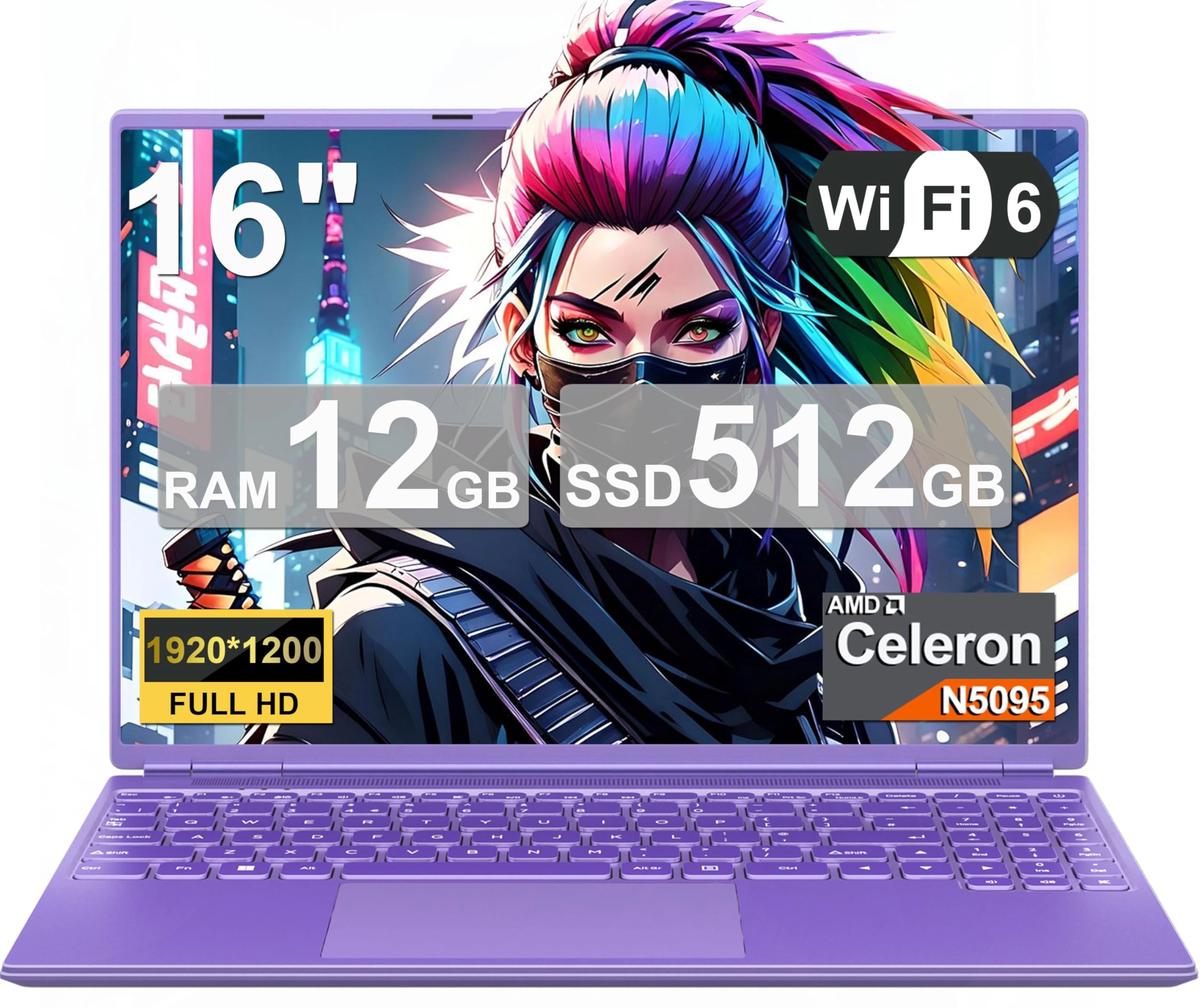 N600 - 16'' Celeron N5095 12GB DDR4 512GB SSD