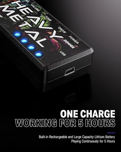 Guitar Headphone AMP - Heavy Metal Pocket Rechargeable