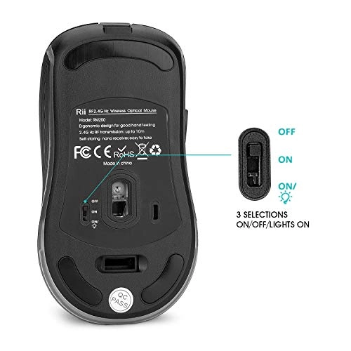RM200 Wireless Mouse - Wireless