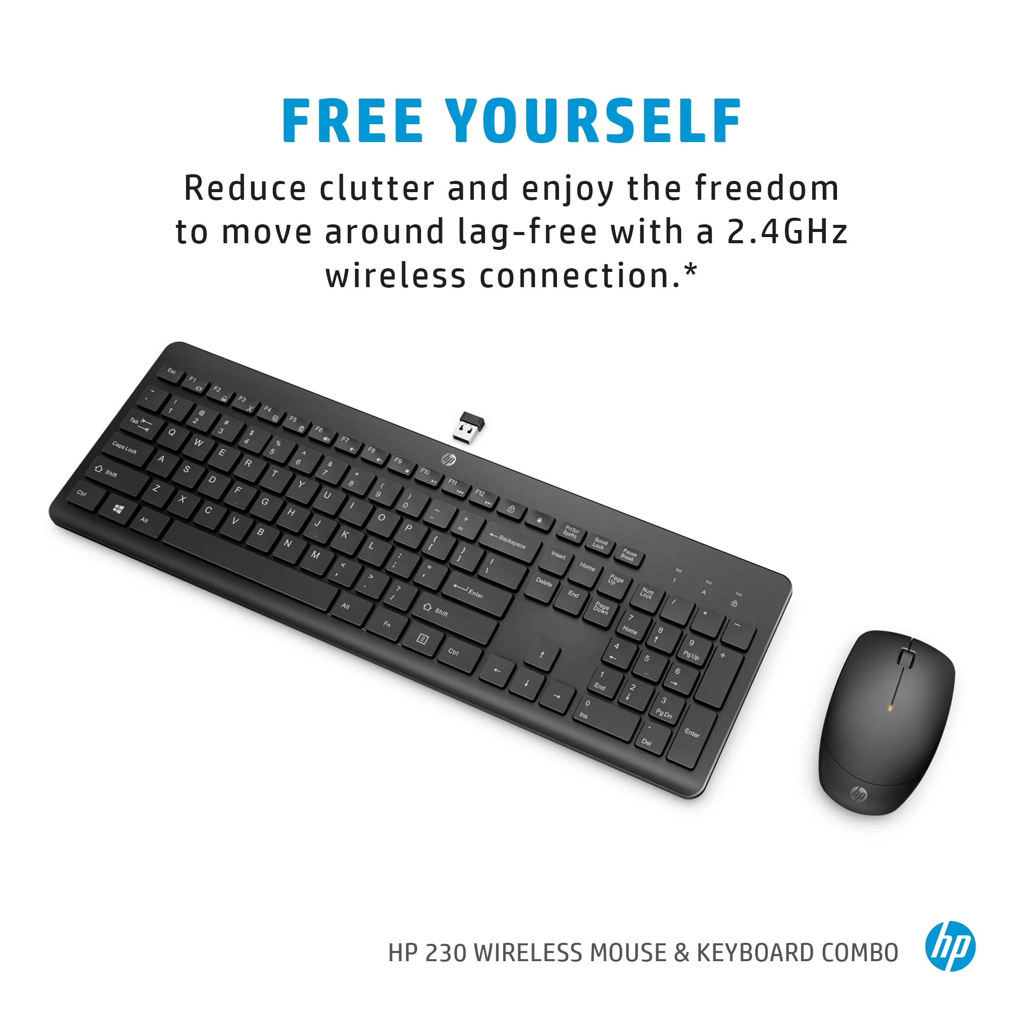 230 Wireless Mouse And Keyboard Combo Set - AR/EN Wireless