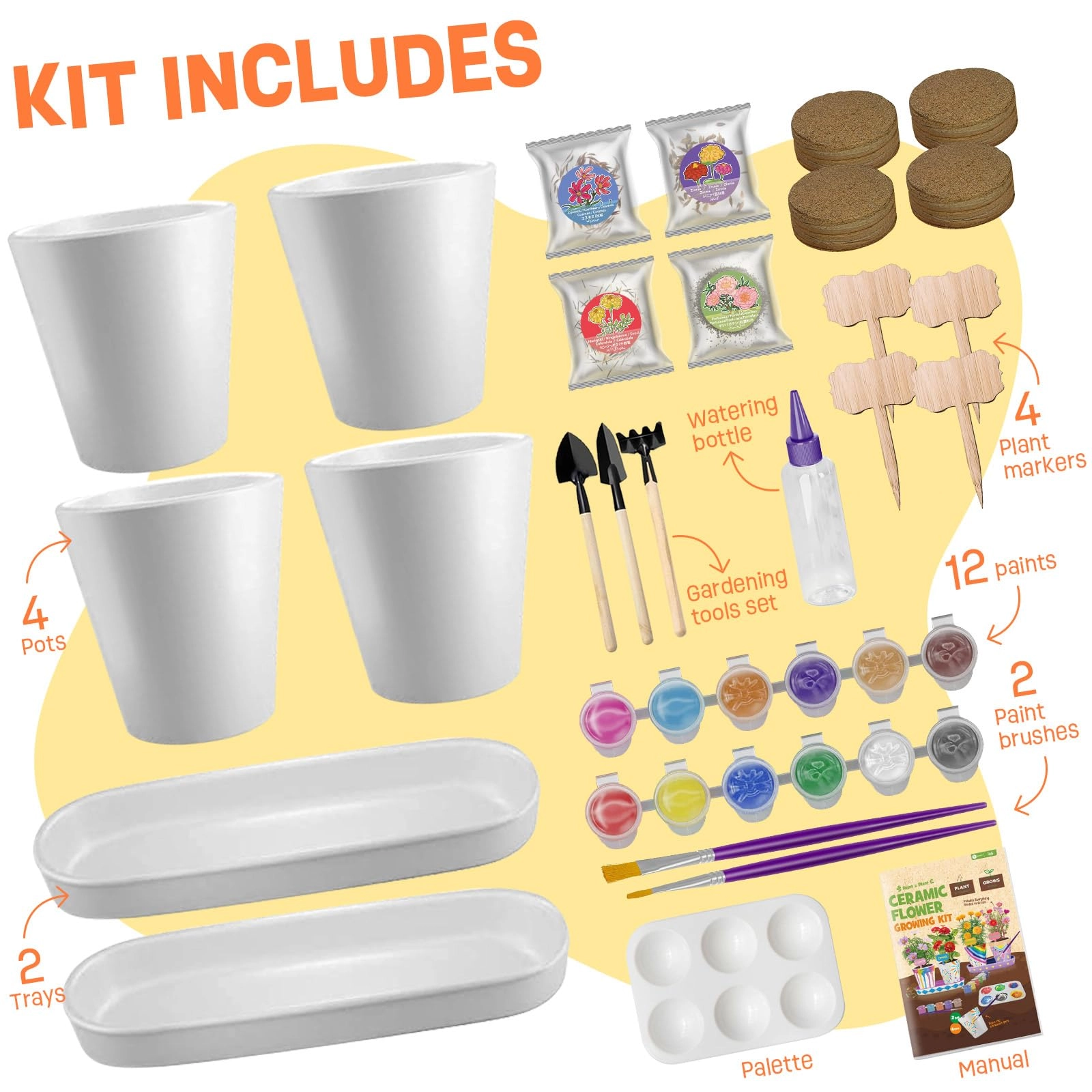 Flower Growing Kit - 4 piece(s)