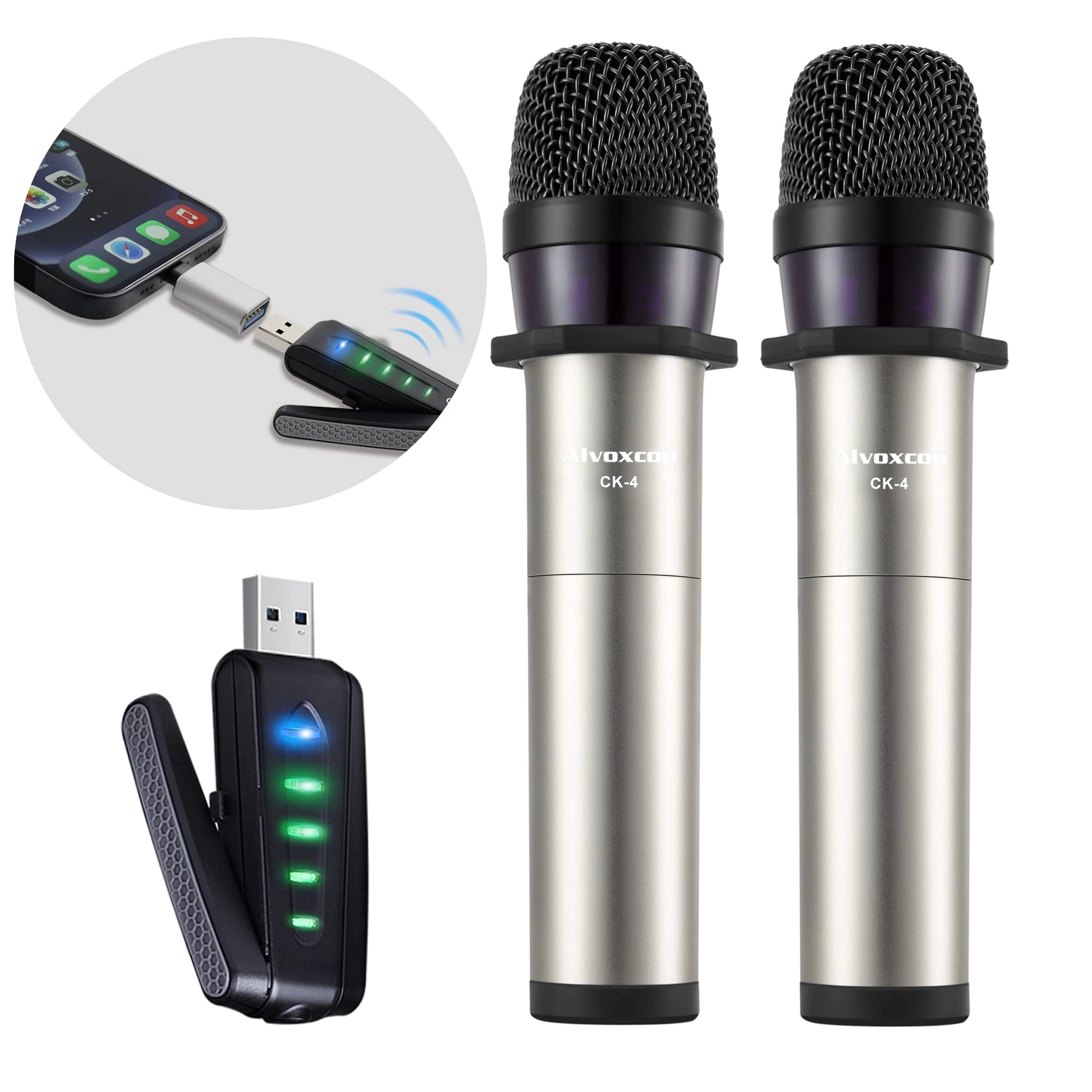 Alvoxcon UM410 USB+Wireless Microphone