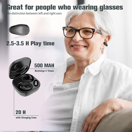 Open Ear Bone Conduction Headphones Wireless Headphone