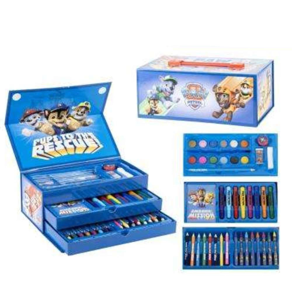 Cerdá Colorable Stationery Set Briefcase - 8 colored markers 8 crayons 8 colored pens 8 colored pencils 1 pencil 1 eraser 1 pencil sharpener 1 artist book 1 color brush