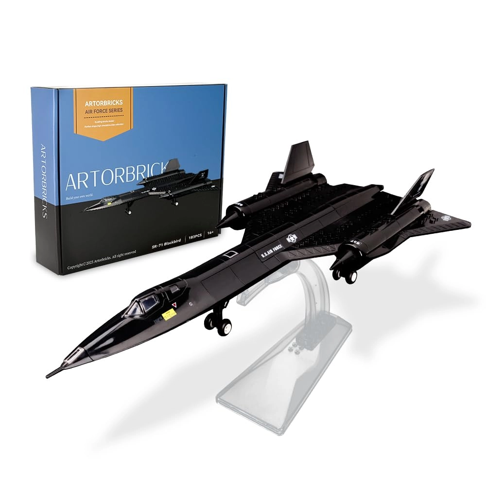 ARTORBRICKS SR-71 Reconnaissance Blackbird - 1:74 Building Set