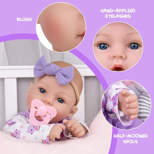 Reborn Baby Doll - 18 inches Vinyl Ages 3+