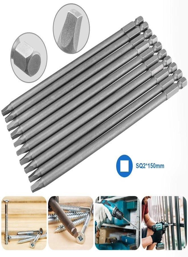 Square Head Bits - 10pcs 5.9 Inch