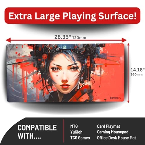 MTG Playmat Polyester Gaming Mouse Pad - 72x36 cm