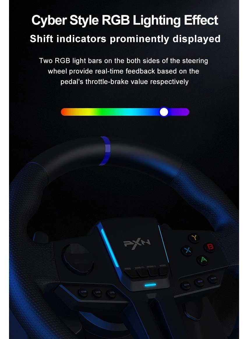 V9 Gen 2 Racing Wheel & Pedals - PC/Xbox/PS4/Switch