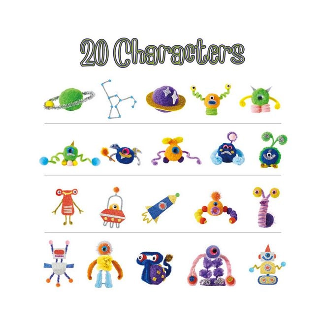 DIY Craft Bucket Space Adventure - 3+ years 180 pcs