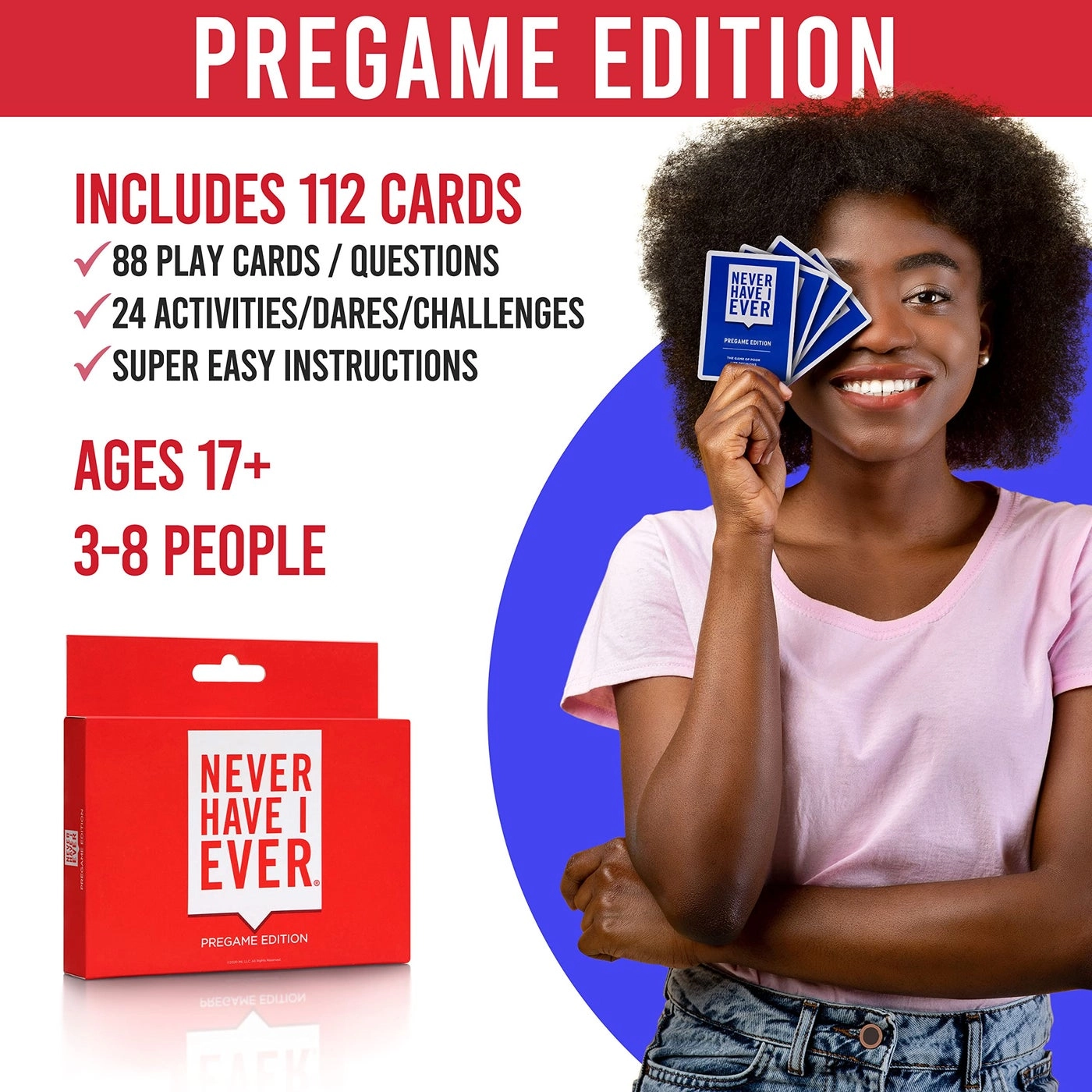 Never Have I Ever: Pregame Edition - Card Game