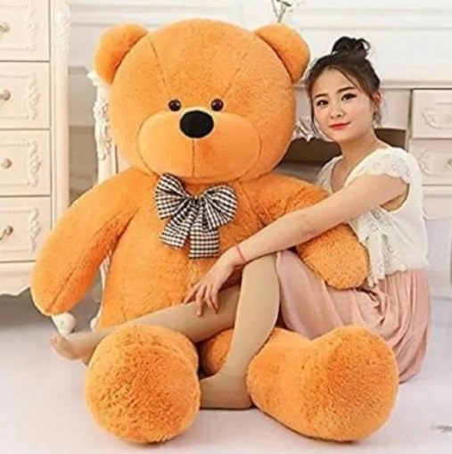 bhagwati soft toy Teddy Bear - 121 cm Cream Plush