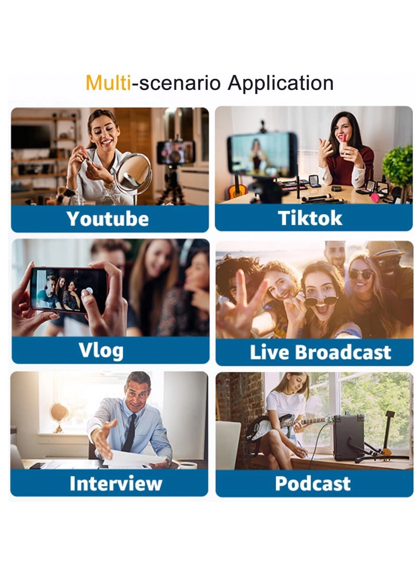 3-in-1 Wireless Microphone Wireless Microphone