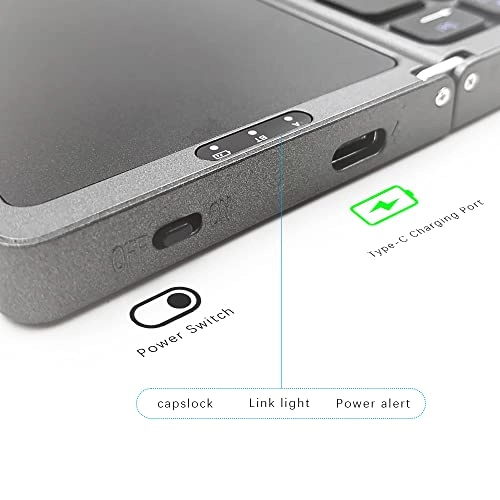 Foldable Bluetooth Keyboard - Laptop PC Tablet Smartphone