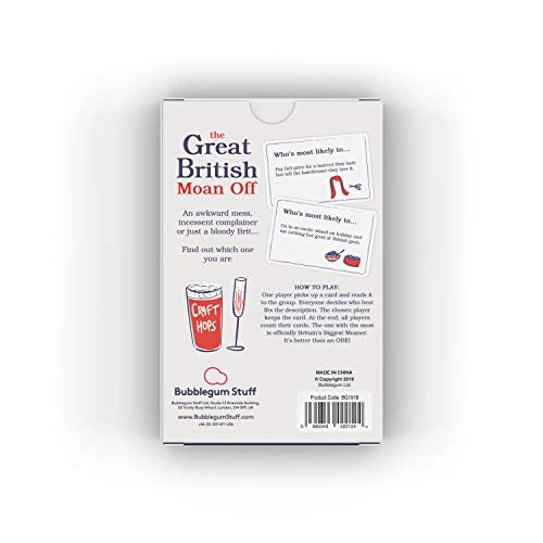 Great British Moan Off - x56 cards 14 years and up English
