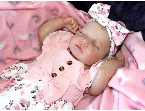 Loulou Reborn Baby Doll - 20 inch Full Body Vinyl Girl Ages 3+