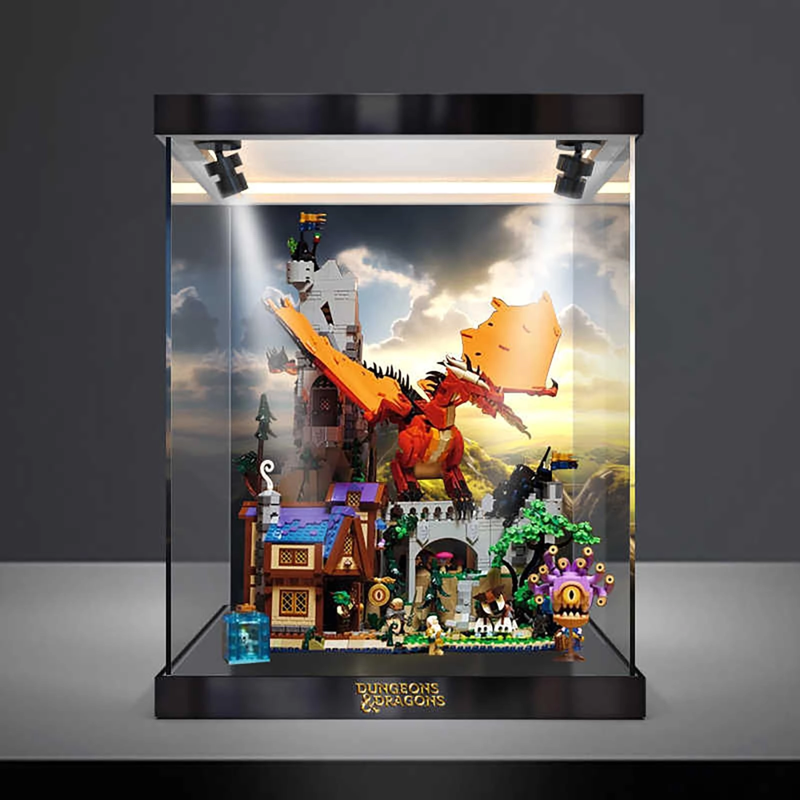 bodamaike LEGO Display Case - The Story of the Red Dragon