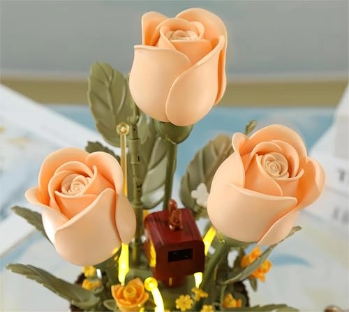 Electric Bouquet Building Kit - Building toy sets 255 pcs Anime, Architecture, Floral, Music
