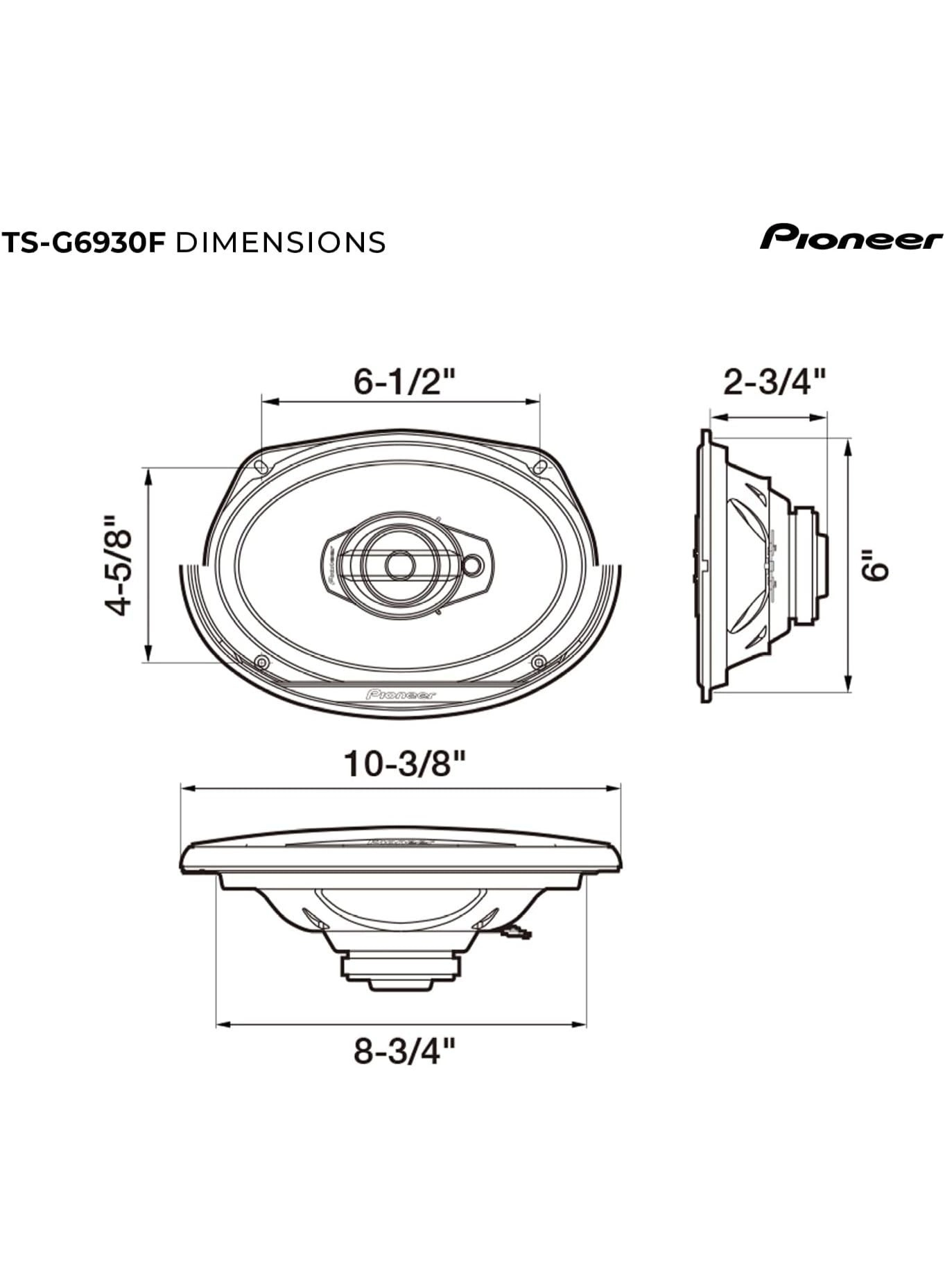 TS-G6930F - 6*9 inch 3-Way