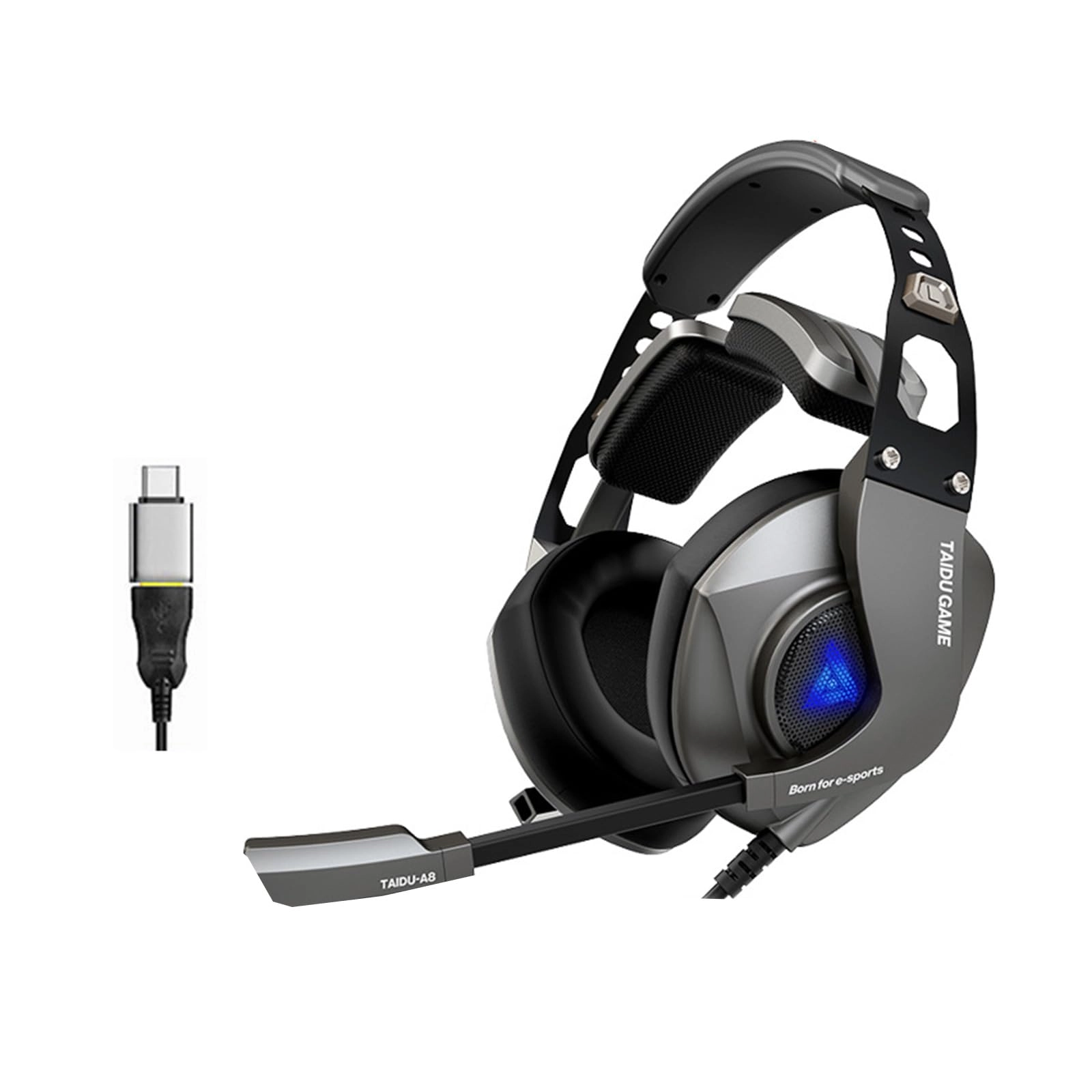 HOOLRZI USB Gaming Wired Headset