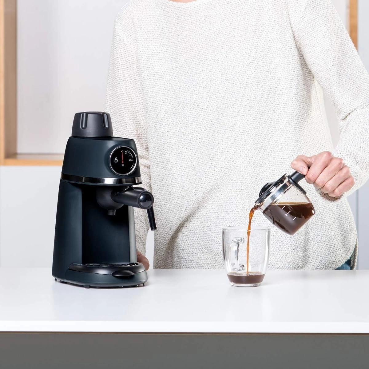 Milk Frother - Thermo Dial Steam Pressure